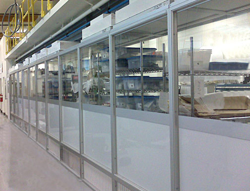 Aluminum Framed Clean Room Panels